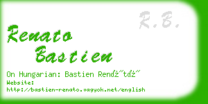 renato bastien business card